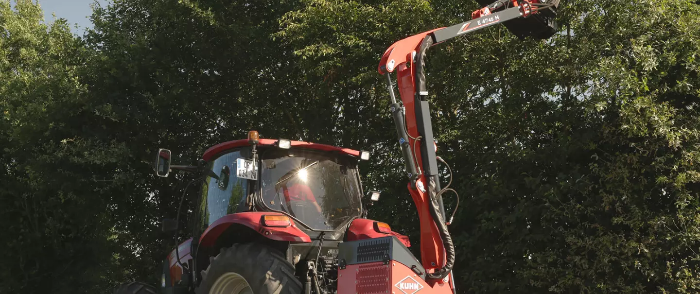 KUHN-Böschungsmäher AGRI-LONGER GII mit mechanischer Anfahrsicherung