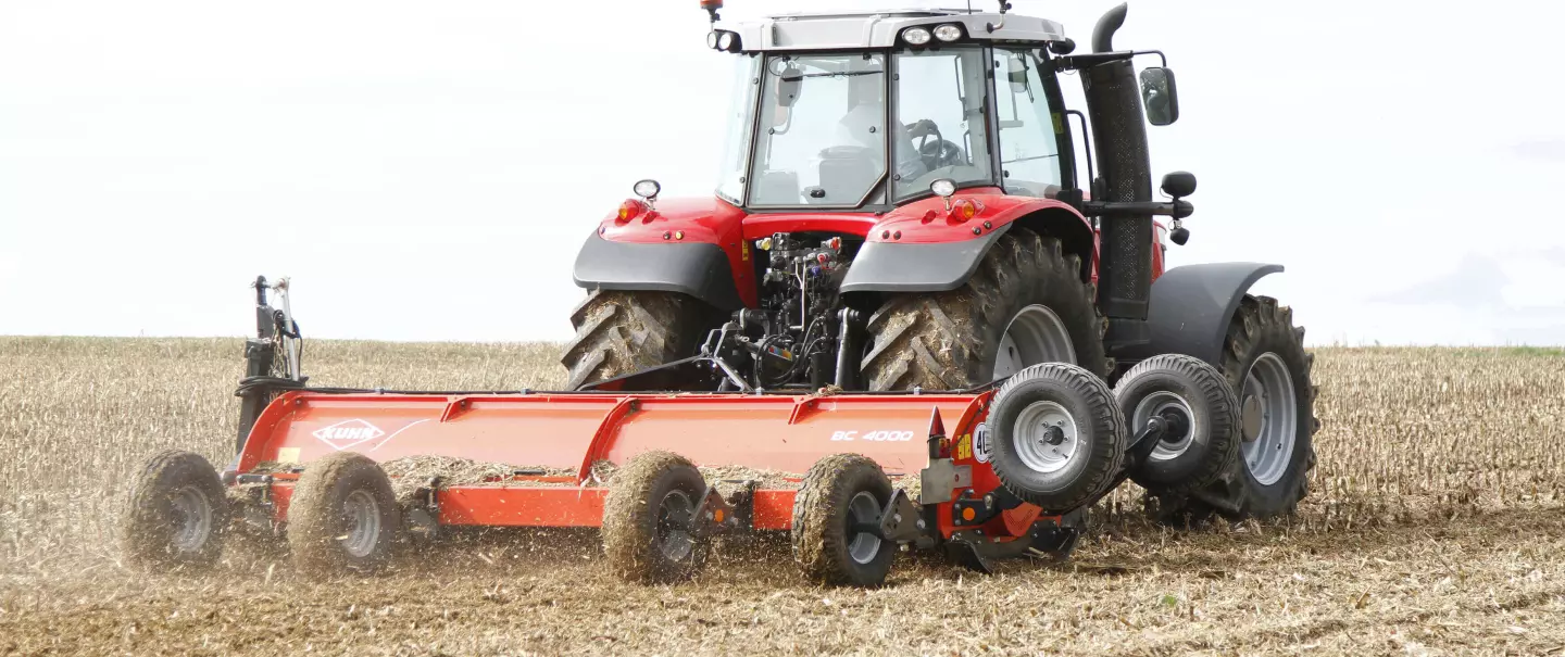 Mulchgerät BC 4000 bei der Arbeit