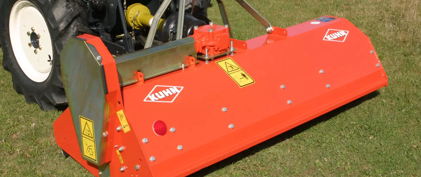 Das Mulchgerät TL 150 im stationären Betrieb