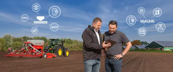 Das Keyvisual für die AGRITECHNICA 2025 von KUHN